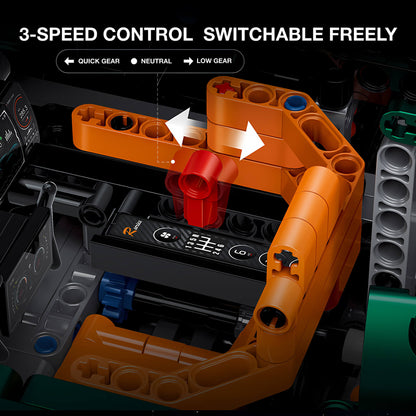 product details of guly biaozhi peugeot 9x8 building blocks toy car three speed control switchable freely