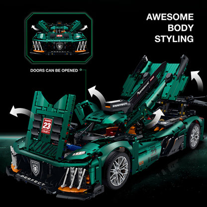 product details of guly biaozhi peugeot 9x8 building blocks toy car awesome body styling