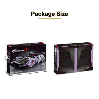 Tongshengju Building the 1:8 Pagani Huayra model with 3428 bricks