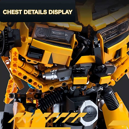 kbox dj-ramboman building blocks model toy transformers chest details display
