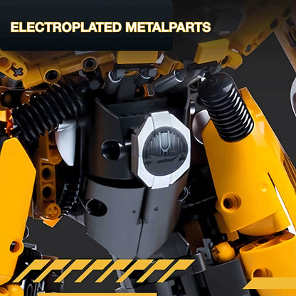 product details of kbox dj-ramboman building blocks model toy transformers electroplated metalparts