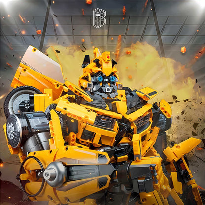 kbox dj-ramboman building blocks model toy transformers joints can rotate