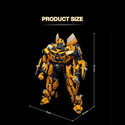 product size of kbox dj-ramboman building blocks model toy transformers