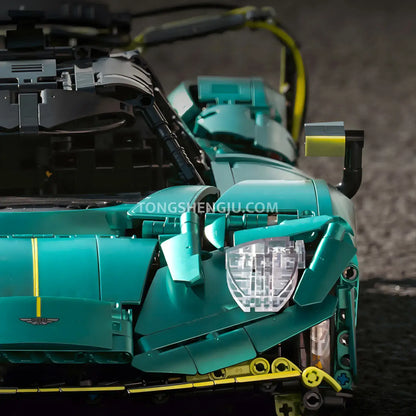eikee y18006 aston martin valkyrie technic car building blocks set model car headlights