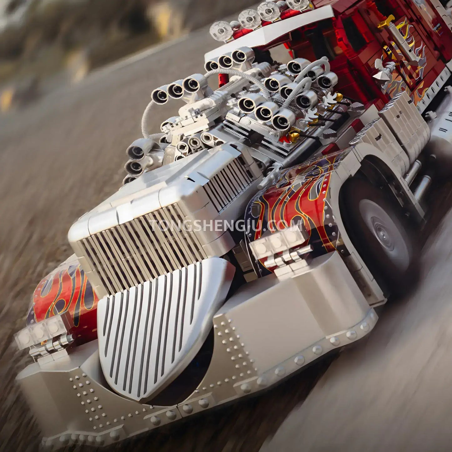 Tongshengju Technic Thor24 Heavy Trucks Car Building Blocks Set For Adults Collectible (3485PCS)