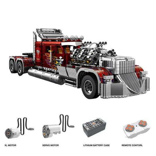Tongshengju Technic Thor24 Heavy Trucks Car Building Blocks Set For Adults Collectible (3485PCS)