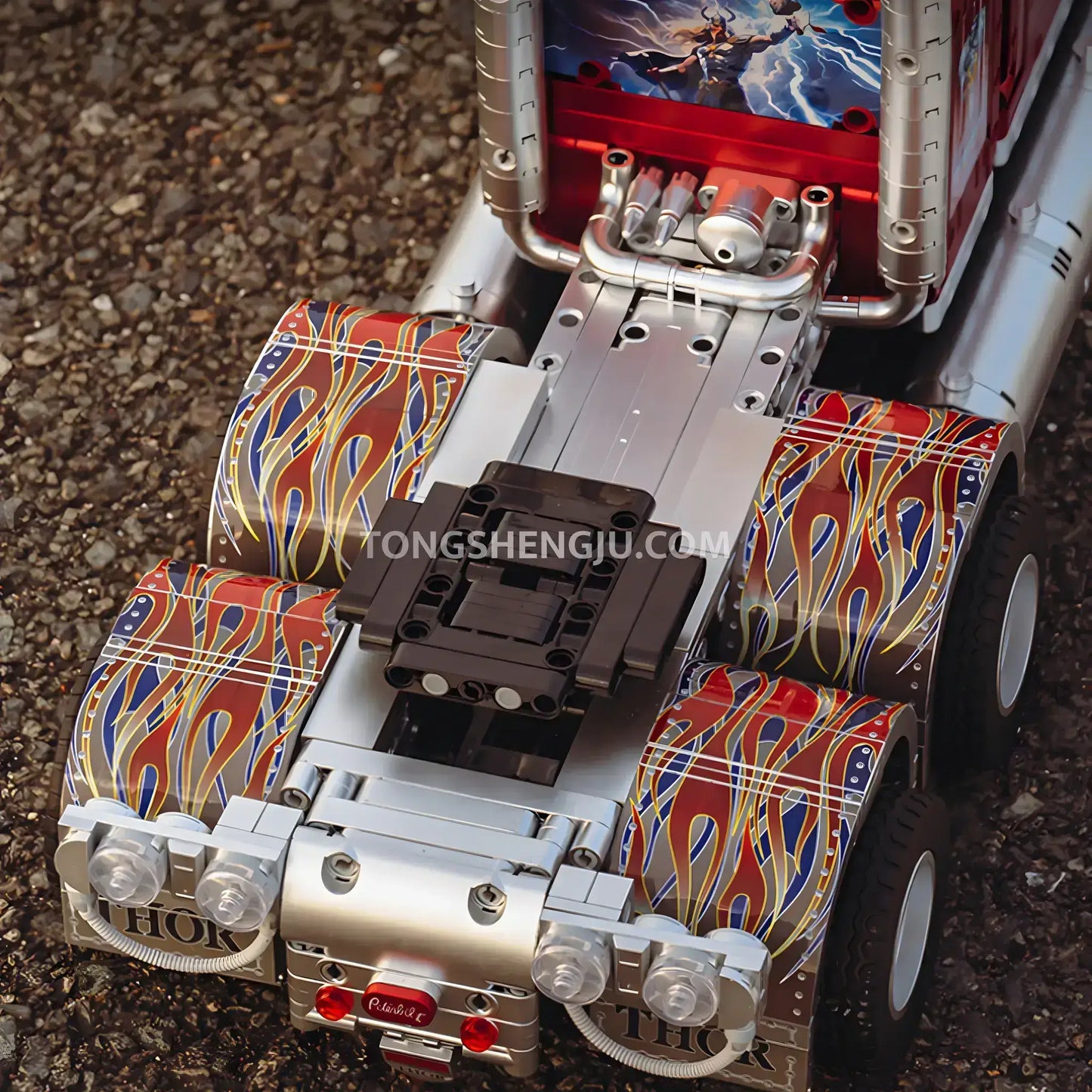 Tongshengju Technic Thor24 Heavy Trucks Car Building Blocks Set For Adults Collectible (3485PCS)