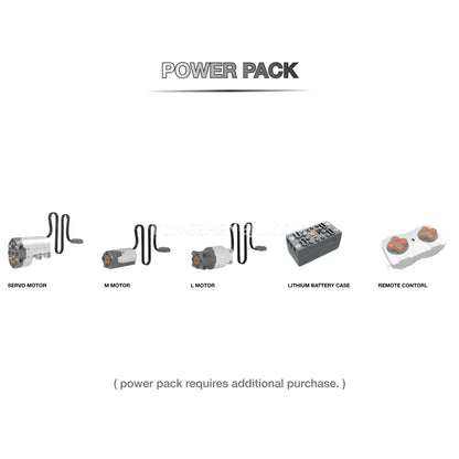 power pack of eikee y18081 technic lemans Lambo sc63 racing car building set model car 