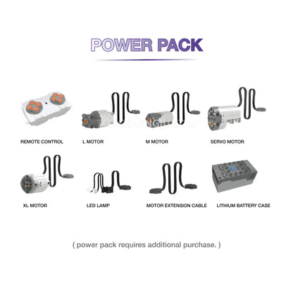 power pack of guly 10614 apollo evo sports car building blocks set model car