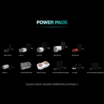 power pack of guly 10621 technic alfa romeo 33 stradale sports car building blocks set model car