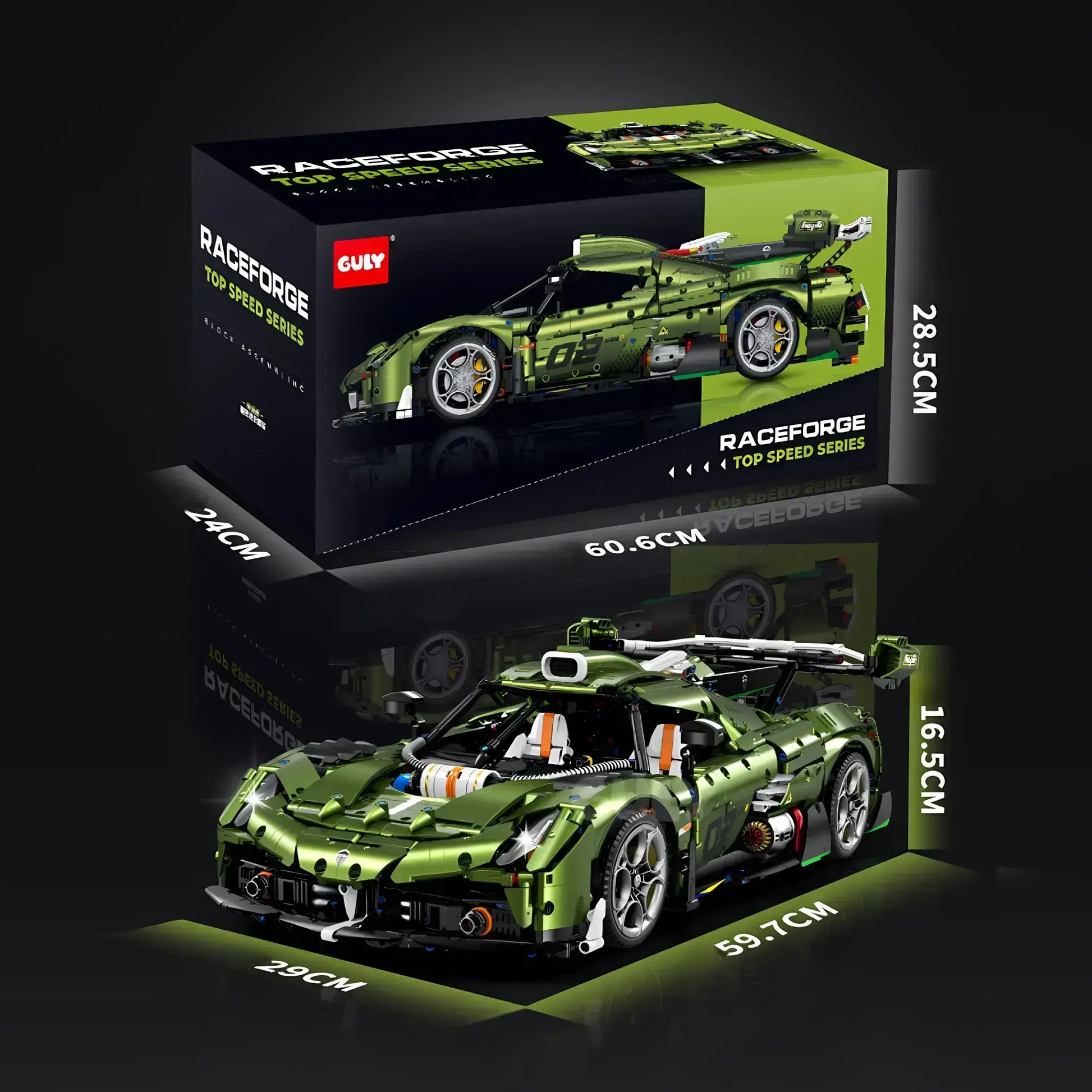 Tongshengju Technic Koenigsegg Jesko Sports Car Building Blocks Tongshengju Technic Koenigsegg Jesko Sports Car Building Blocks