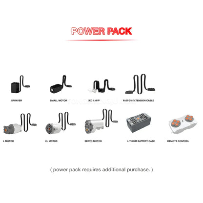 power pack of guly 10630 nissan gtr technic sports car building blocks set model car