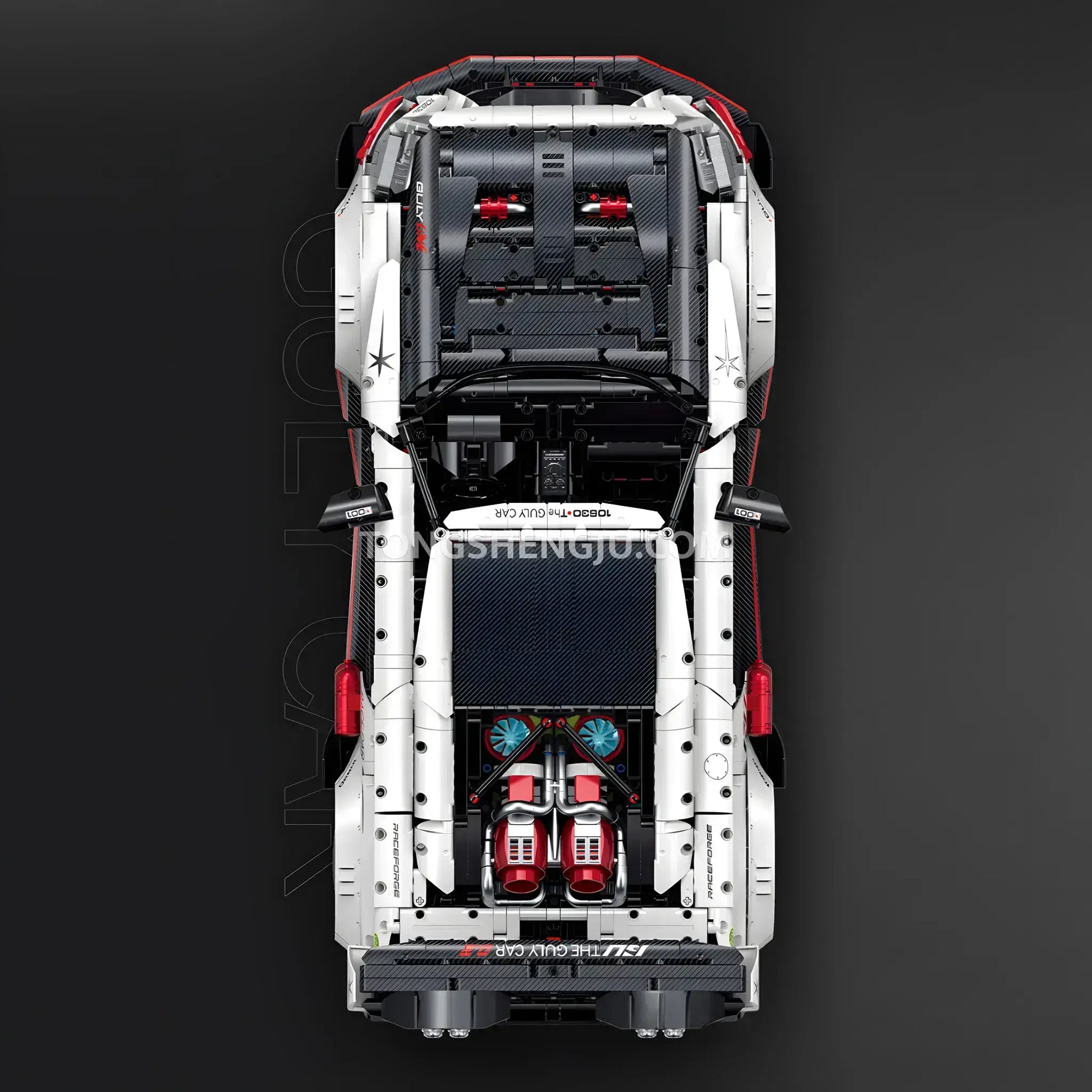 vimeo top gear Tongshengju GULY GTR Sports Car Building Blocks Set For Adults Collect – TONGSHENGJU