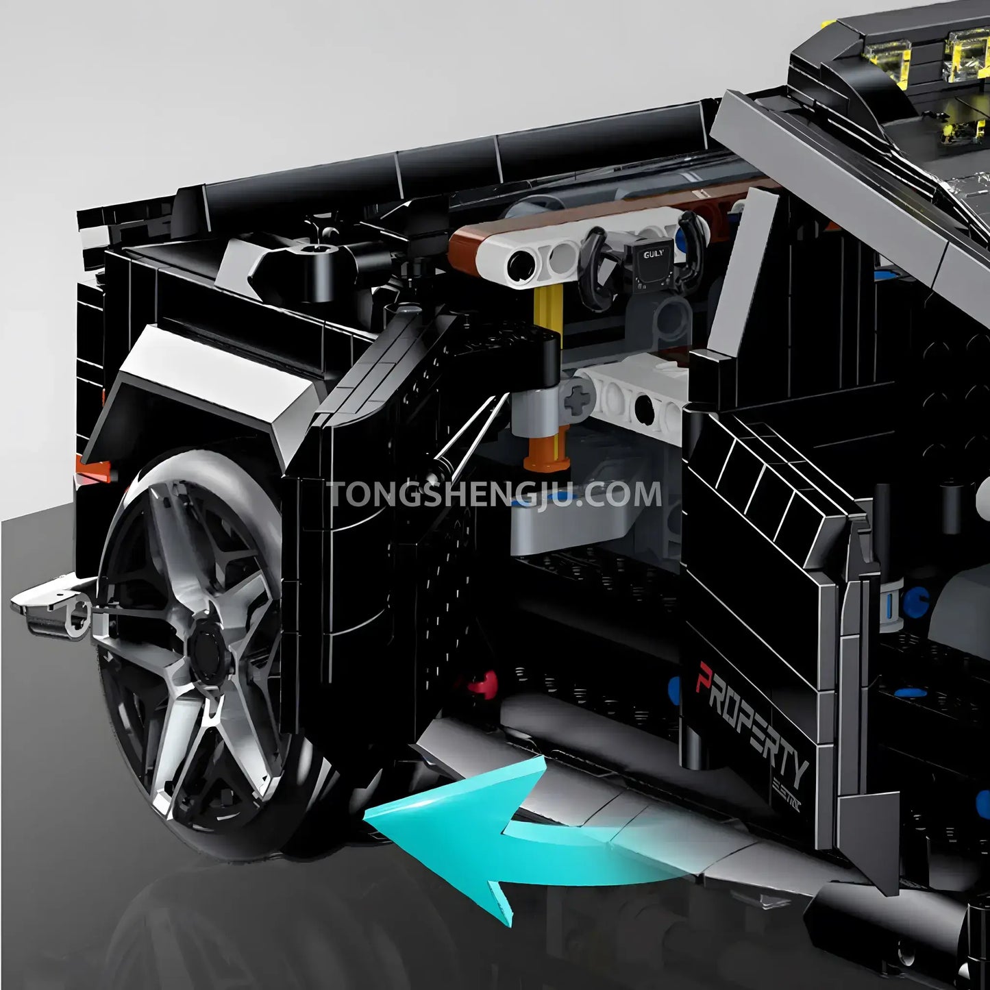 Tongshengju Technic Cybertruck Car Builidng Blocks Set For Adults & Kids Gift (1576PCS)