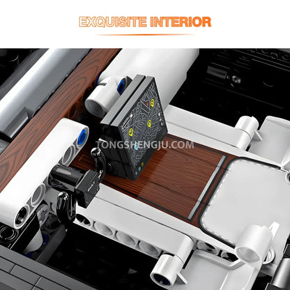 guly 10634 technic tesla cybertruck pickup truck car building blocks set model car exquisite interior