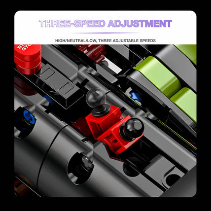 1:8 guly 10635 technic lamborghini sian fkp37 super car building blocks set model car three speed adjustment