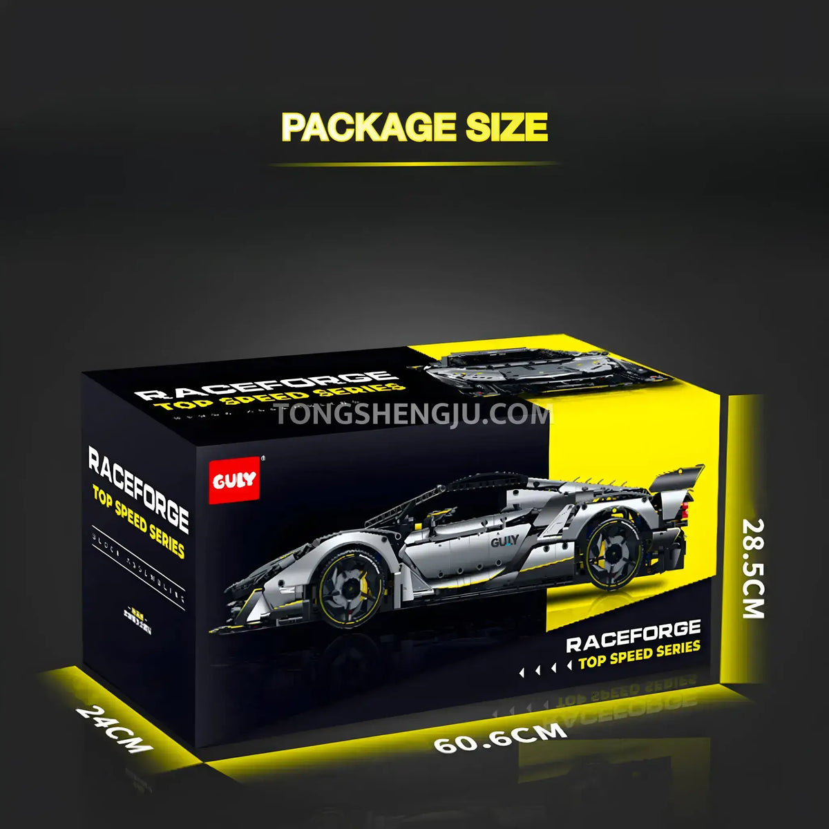 Lambo One Tongshengju Technic Lambo One Off Sports Car Building Blocks Set For A ...