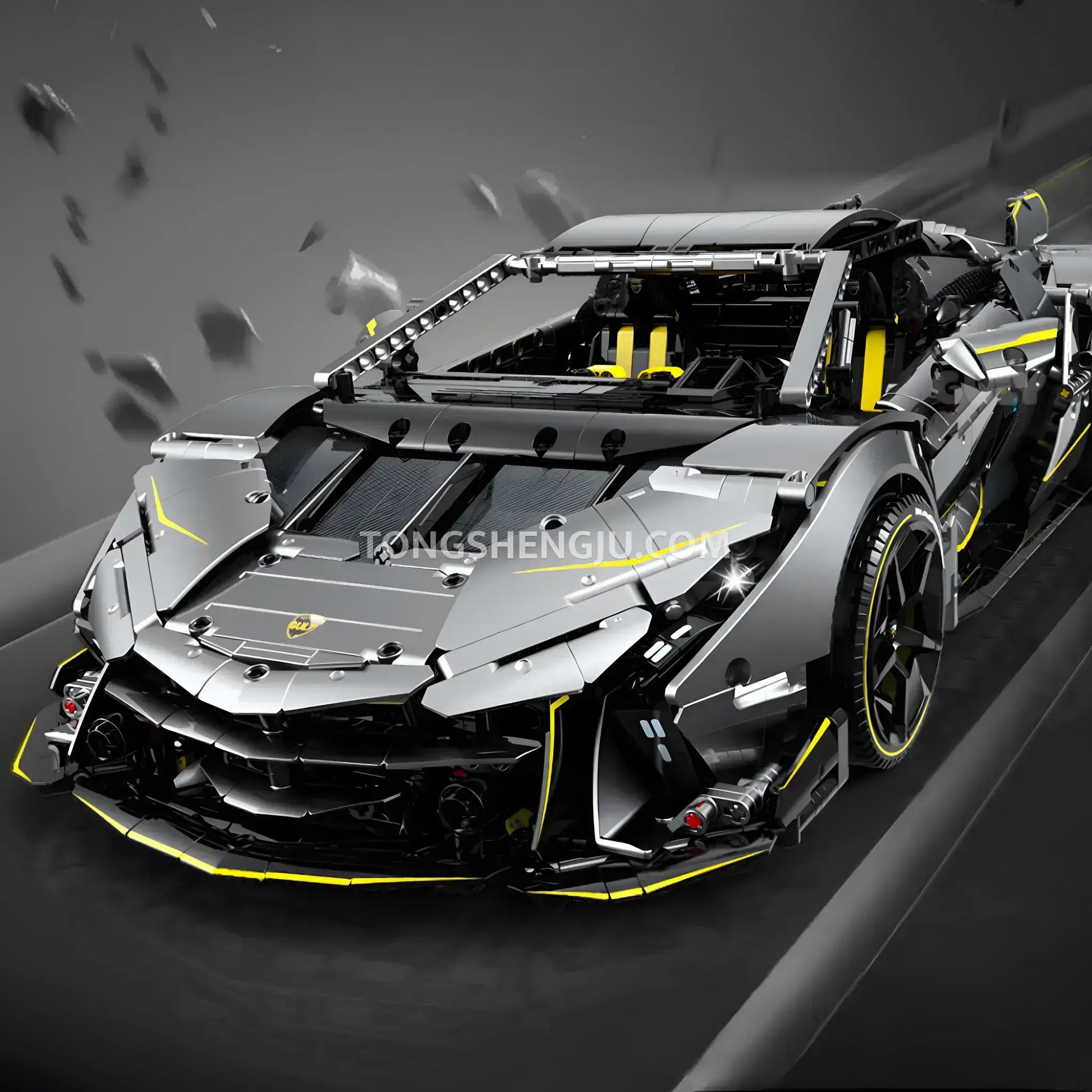 Tongshengju Technic Lambo One Off Sports Car Building Blocks Set Tongshengju Technic Lambo One Off Sports Car Building Blocks Set