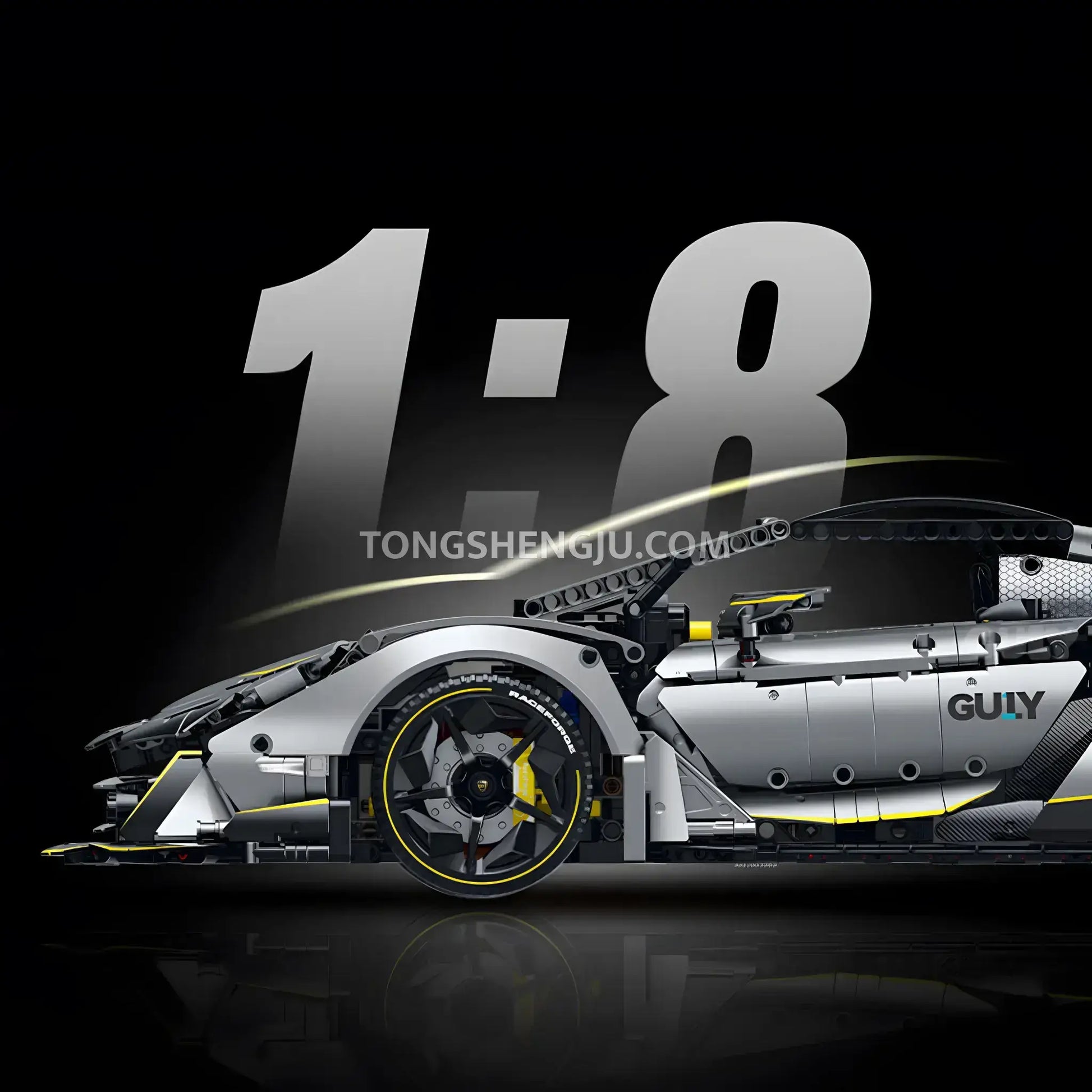 Tongshengju Technic Lambo One Off Sports Car Building Blocks Set Tongshengju Technic Lambo One Off Sports Car Building Blocks Set