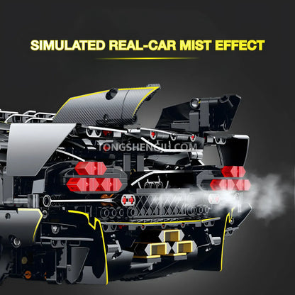 guly 10638 lambo one off sports car building blocks set model car simulated real car mist eeffect