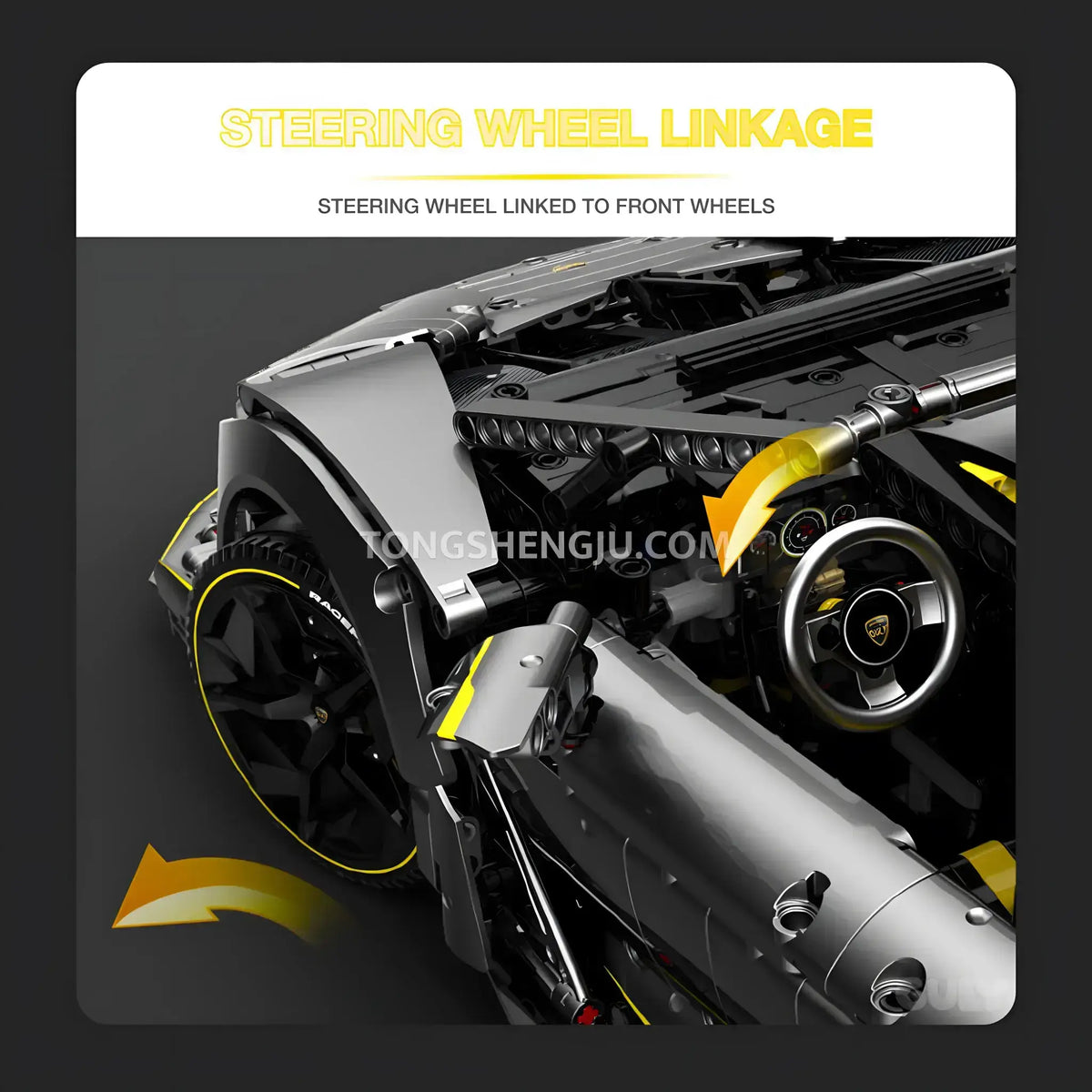 Lambo One Tongshengju Technic Lambo One Off Sports Car Building Blocks Set For A ...