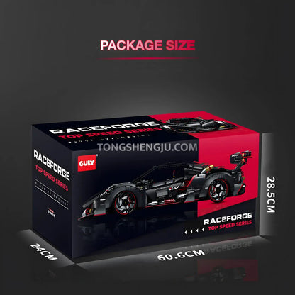 package size of guly 10639 lamborghini veneno technic car building blocks set model car