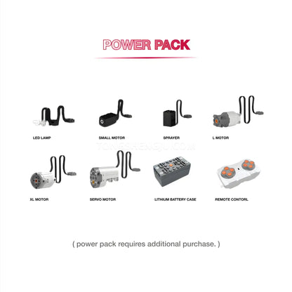 power pack of guly 10639 lamborghini veneno technic car building blocks set model car