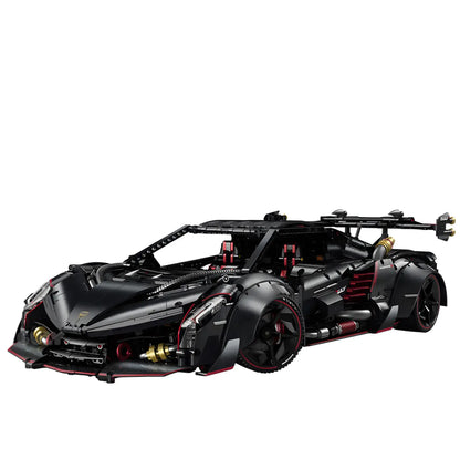 static version of guly 10639 lamborghini veneno technic car building blocks set model car