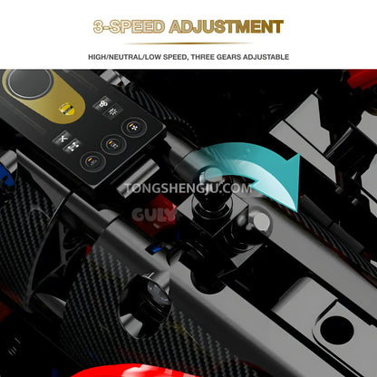 guly 10640 porsche gt3 technic car building blocks set model car 3 speed adjustment