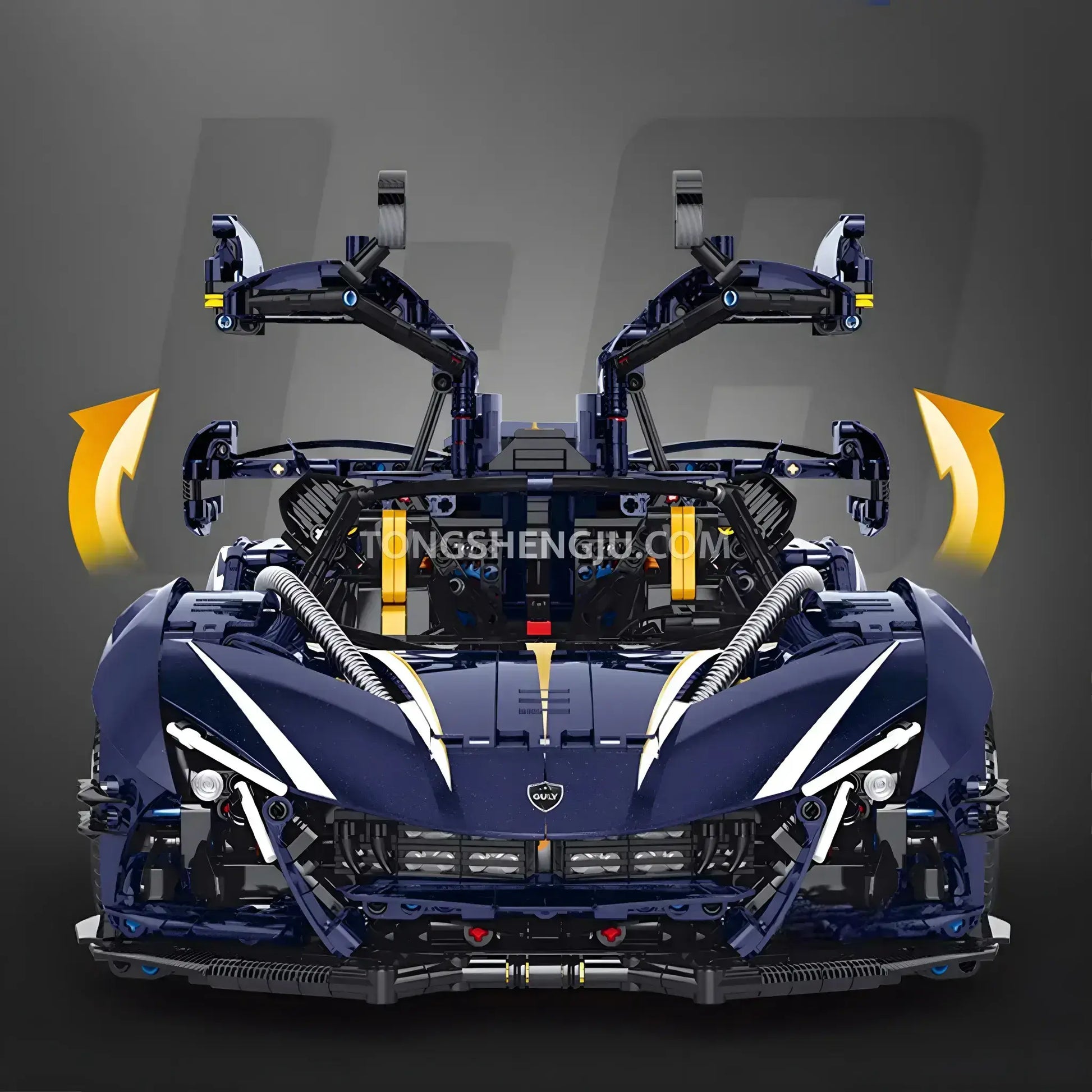Tongshengju Technic Apollo Sports Car Building Blocks Set For Tongshengju Technic Apollo Sports Car Building Blocks Set For