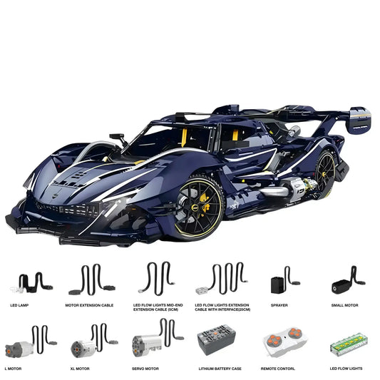Tongshengju Technic Apollo Sports Car Building Blocks Set For Adults Collectible(3656PCS)