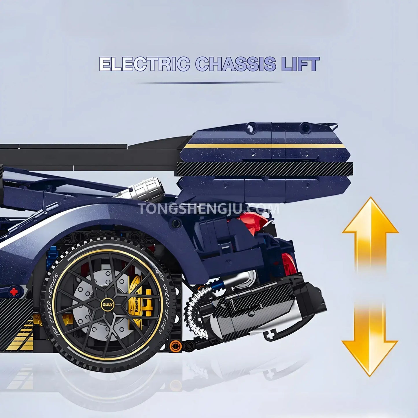 Tongshengju Technic Apollo Sports Car Building Blocks Set For Adults Collectible(3656PCS)
