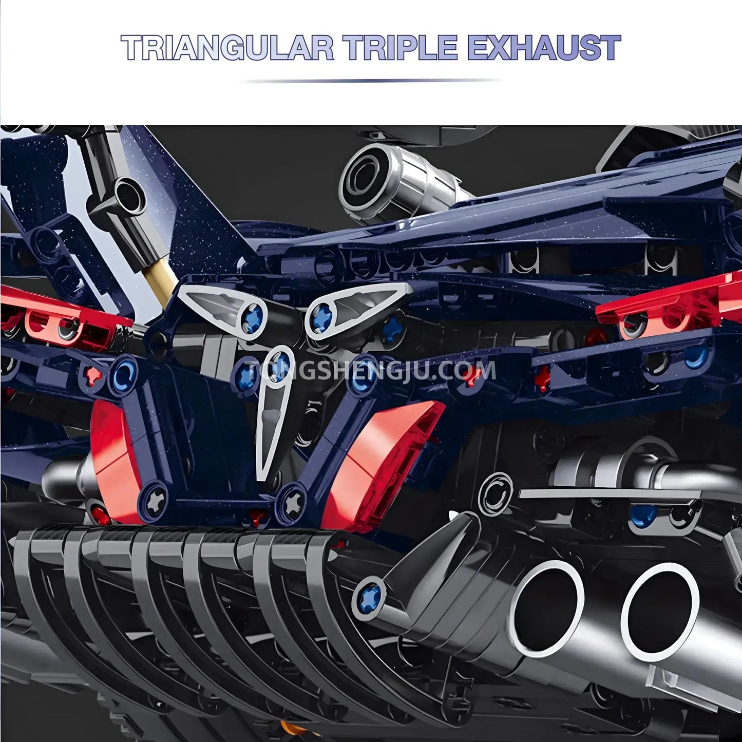 Tongshengju Technic Apollo Sports Car Building Blocks Set For Adults Collectible(3656PCS)