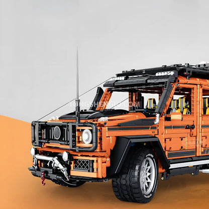 guly 10642 mercedes amg g63 technic car building blocks set model car front end