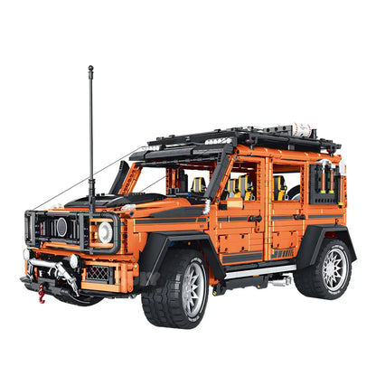 static version of guly 10642 mercedes amg g63 technic car building blocks set model car