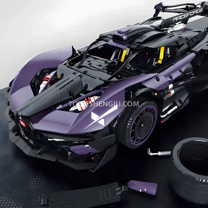 guly 10643 technic bugatti bolide sports car building blocks set model car creative assembly building