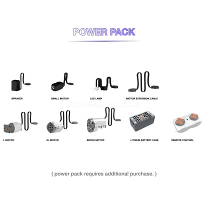 power pack of guly 10643 technic bugatti bolide sports car building blocks set model car