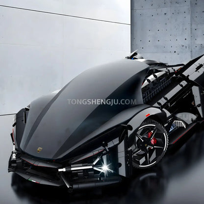 guly 10644 raceforge concept sports car building blocks set model car compatible with lego