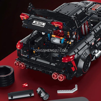 guly 10645 technic audi rs6 sports car building blocks set model car creative assembly building