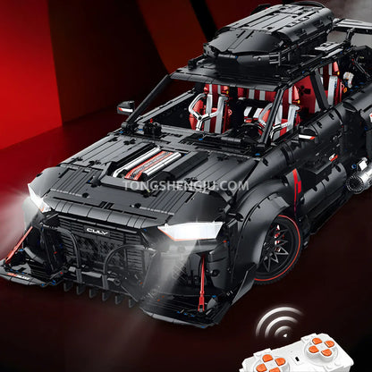 guly 10645 technic audi rs6 sports car building blocks set model car raceforge top speed series compatible with lego champions