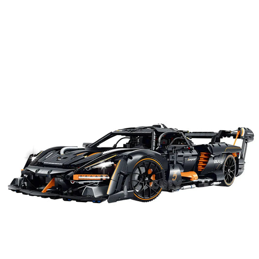 static version of guly 10646 technic mclaren senna gtr sports car building blocks set model car