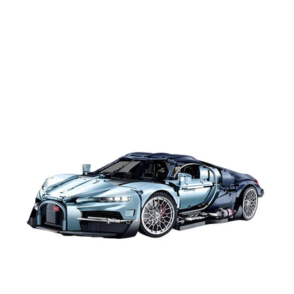 static version of guly technic 10652 bugatti tourbillon sports car building set model car 