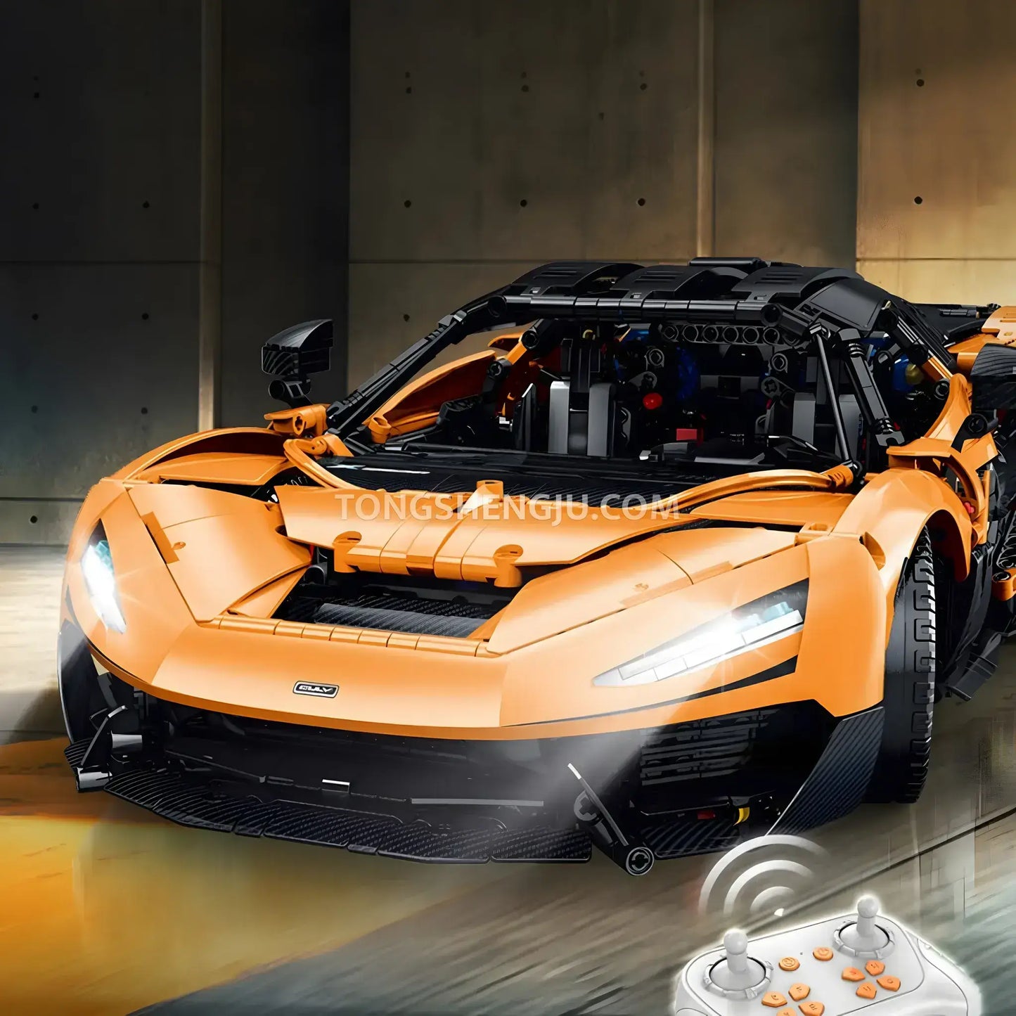 Tongshengju Technic W1 Sports Car Building Blocks Set For Adults Collectible Car (3466PCS)