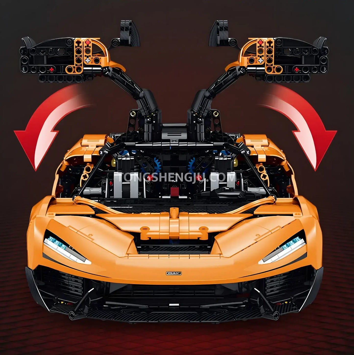 Tongshengju Technic W1 Sports Car Building Blocks Set For Adults Collectible Car (3466PCS)