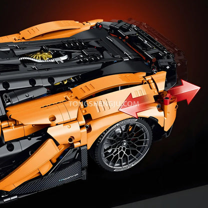 Tongshengju Technic W1 Sports Car Building Blocks Set For Adults Collectible Car (3466PCS)