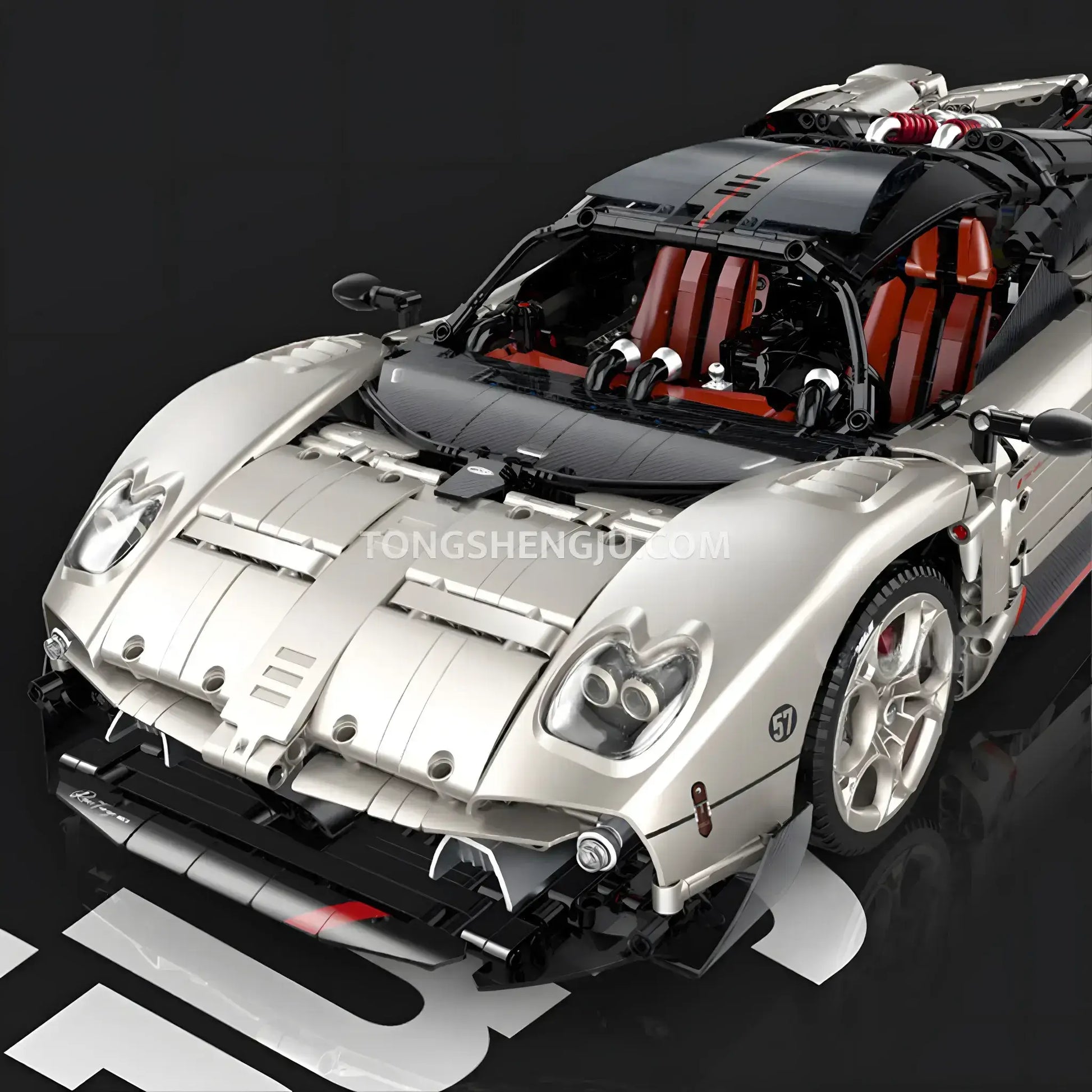  guly 10657 pagani utopia sports car building set model car creativing assembly building