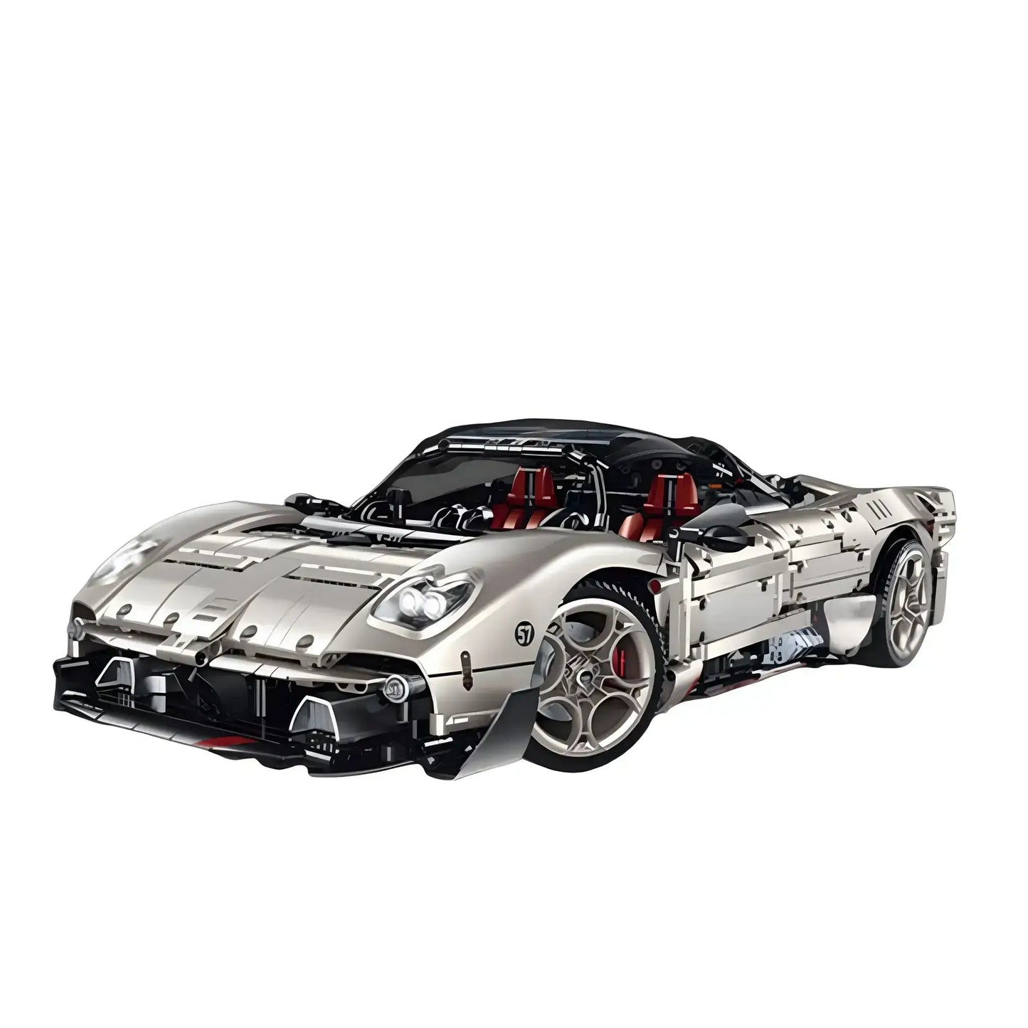 static version of  guly 10657 pagani utopia sports car building set model car 