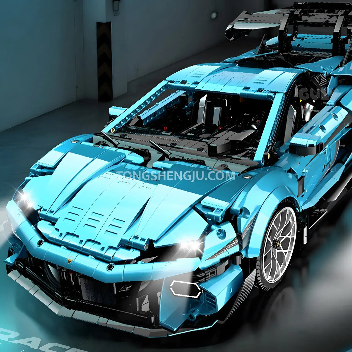 guly 10660 technic lamborghini huracan sports car building set model car compatible with lego technic series
