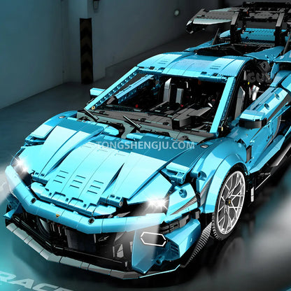 guly 10660 technic lamborghini huracan sports car building set model car compatible with lego technic series