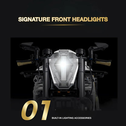 guly 60522 lamborghini entita model motorcycle building blocks toy front headlights